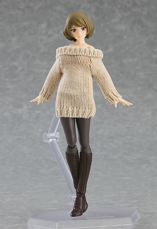 figma Styles「figma 女性body（チアキ） with オフショルセーターワンピコーデ」 – 気になる発売日、サイズ、価格は？