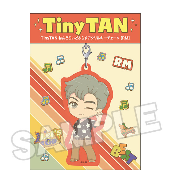 TinyTAN ねんどろいどぷらす アクリルキーチェーン RM/Jin/SUGA/j-hope/Jimin/V/Jung Kook